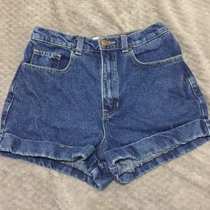 American Apparel denim shorts